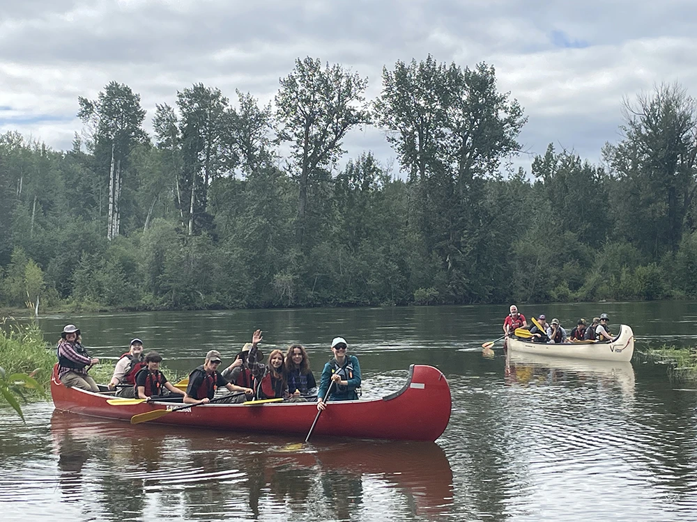 Summer-Fall 2022: Paddles up! Youth Come Together to Canoe the Nechako