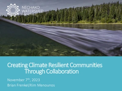 Creating Climate Resilient Communities Through Collaboration